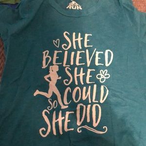 She believed she could so she did tshirt